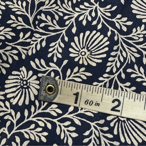 Christy Dawn Floral Print Midi Length Dress upcycled fabric small - Picture 2 of 6